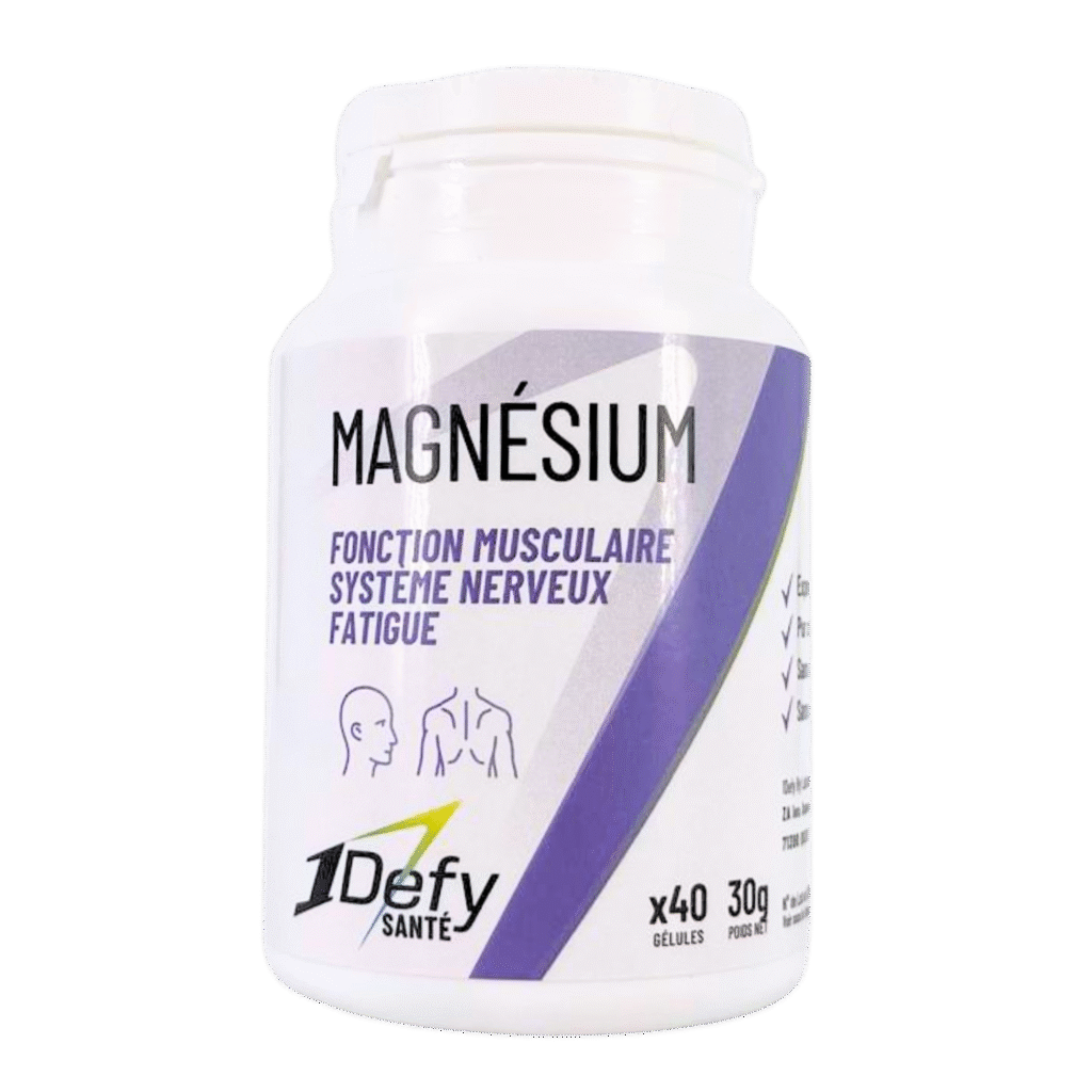 Magnésium, gélules de magnésium, 1Defy Nutrition Sportive Made in France