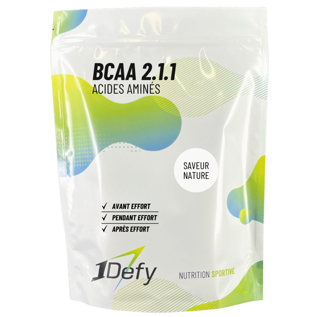 Acides aminés, BCAA 2.1.1, saveur nature, pure, 1Defy Nutrition Sportive Made in Bourgogne Made in France