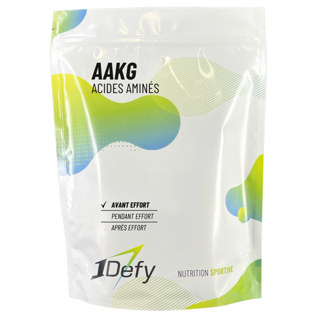 Acide aminé, AAKG, Arginine Alpha Ketoglutarate, saveur nature, pure, 1Defy Nutrition Sportive Made in Bourgogne Made in France