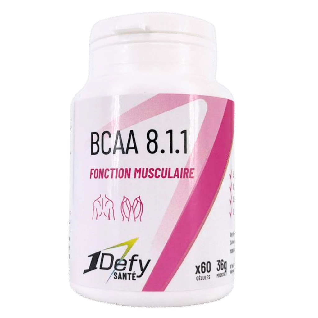 BCAA 8.1.1, gélules de BCAA 8.1.1, 1Defy Nutrition Sportive Made in Bourgogne Made in France
