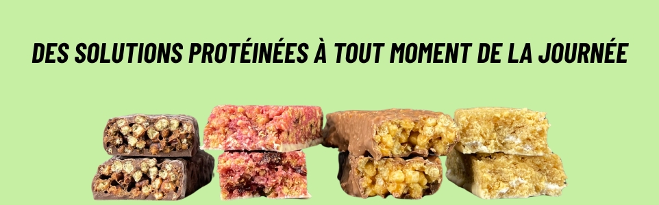 Barres, gâteaux et soupes protéinées